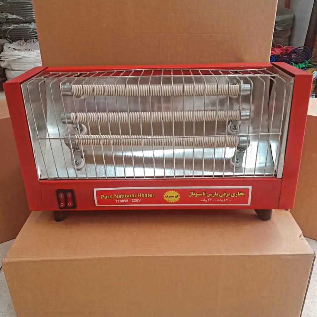 بخاری برقی ۳ شعله پارس ناسیونال