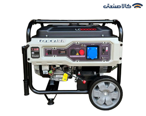 موتور برق بنزینی لانسین 8 کیلووات مدل LC10000D-S WHITE تک فاز