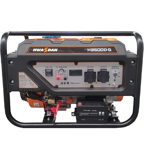 موتور برق بنزینی هواسدان 3 کیلووات مدل H3500D-G تک فاز