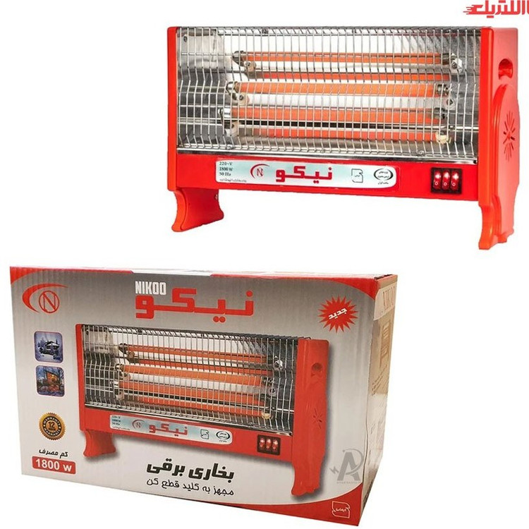 بخاری برقی 3 شعله نیکو 1800 وات کم مصرف
